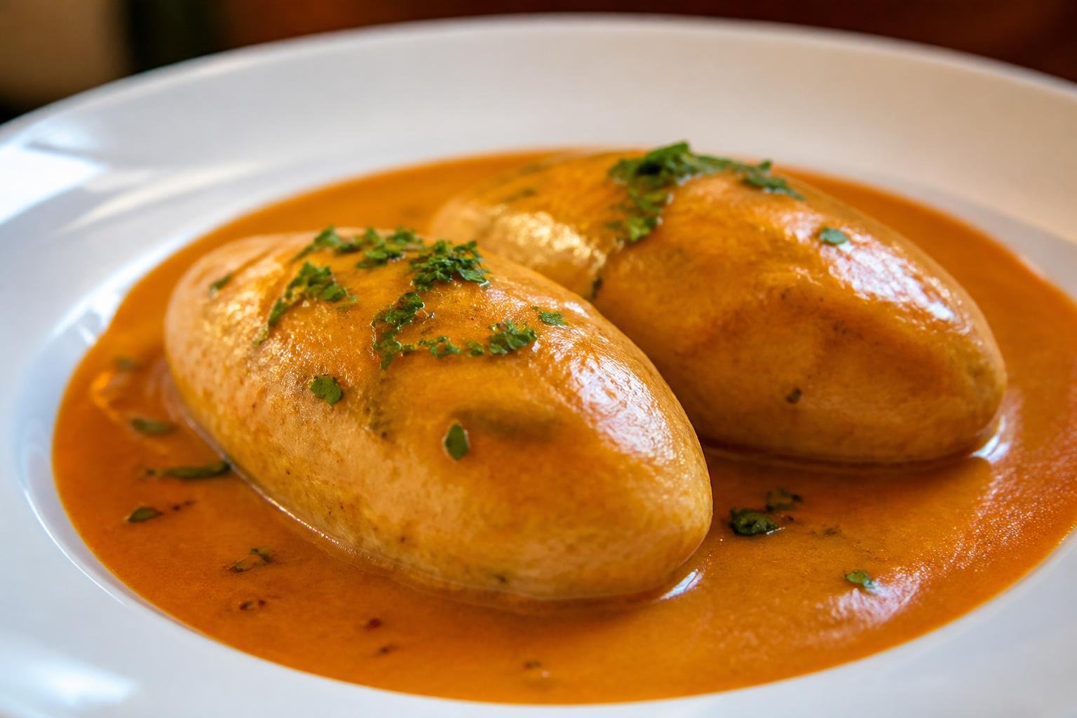 Quenelles de brochet traditionnelles servies avec sauce généreuse, plat emblématique lyonnais